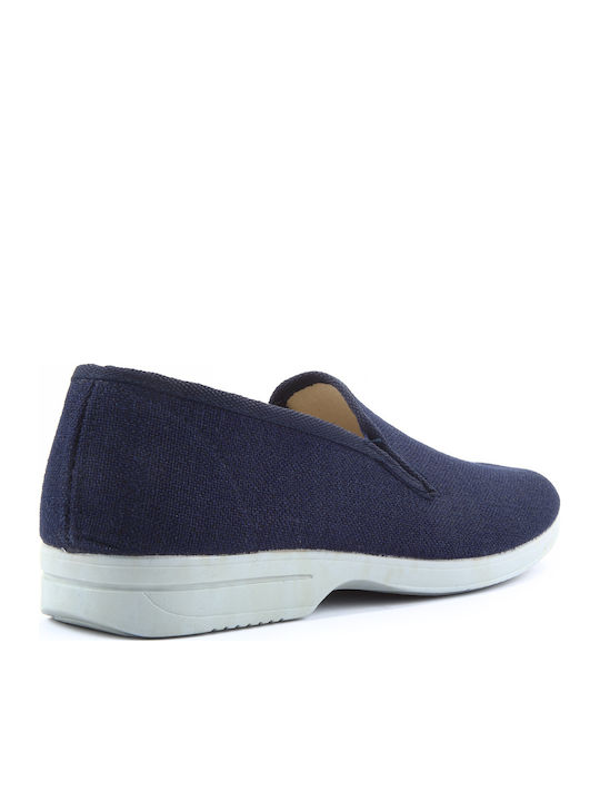 Πάνινα Ανδρικά Slip-On Μπλε