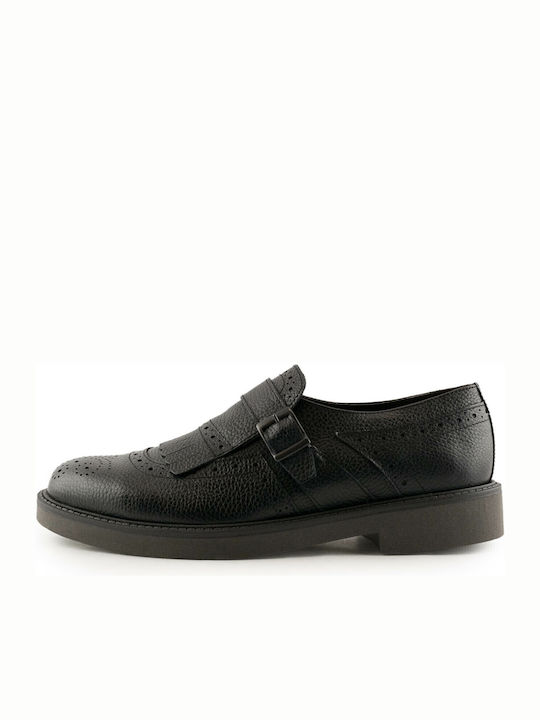 Δερμάτινα Ανδρικά Oxfords Μαύρα