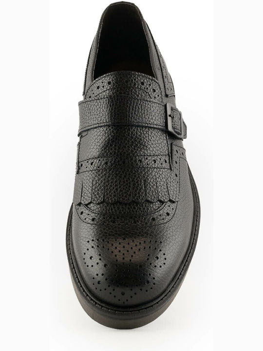 Δερμάτινα Ανδρικά Oxfords Μαύρα