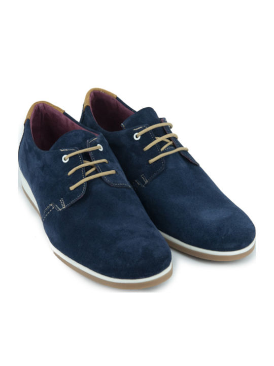 Wildleder Herren Freizeitschuhe Blau