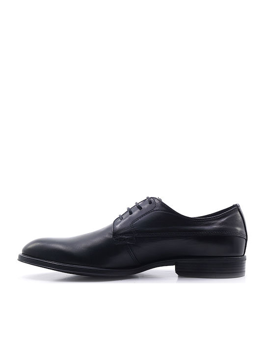 Leder Herren Freizeitschuhe Schwarz