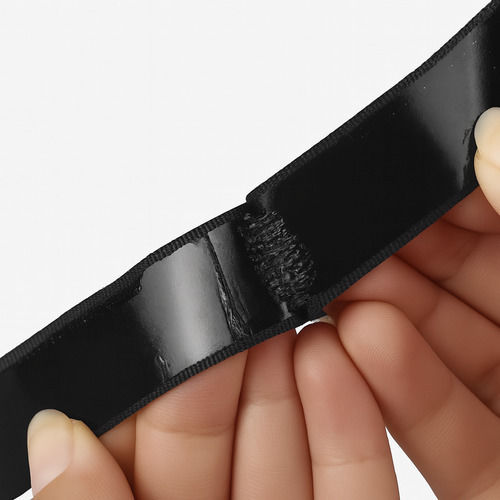 Ruhhy Self-Adhesive Hook & Loop Tape Black 50mmx5m 1pcs