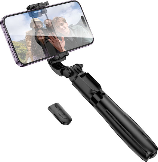 Borofone Selfie Stick By13 Nube Bluetooth Tripod Remote Control Black