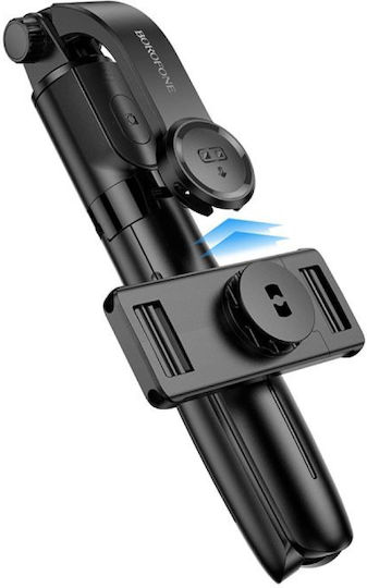 Borofone Selfie Stick By13 Nube Bluetooth Tripod Remote Control Black