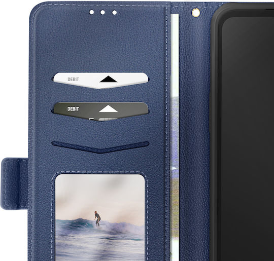 Avizar Clapet Hülle Galaxy Xcover 7 Pro Armband Brieftasche Unterstützung Blau