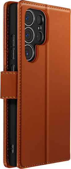 Mayaxess Case Samsung Galaxy S23 Ultra Detachable Shell Brown