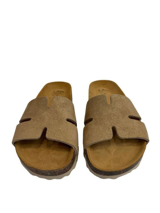 Women's Anatomic Gold Flat Sandals