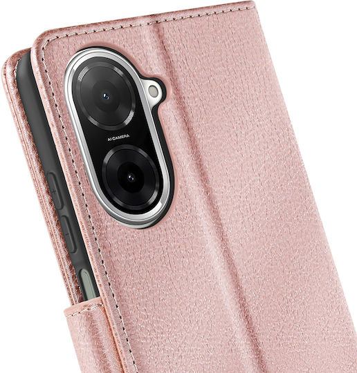 Avizar Case Xiaomi Redmi A5 Clamshell Wallet Video Holder Rose Gold