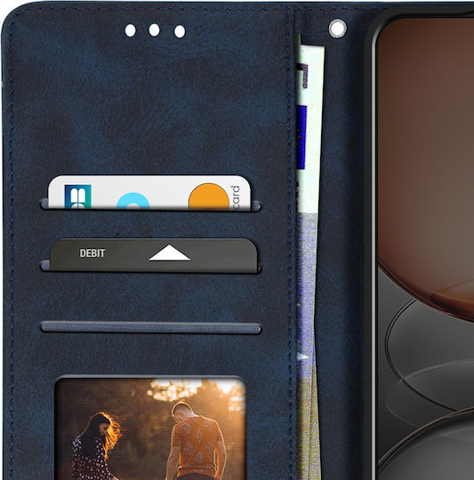 Avizar Handyhülle Realme C75 14x Drachen Tasche Klappet Brieftasche Unterstützung Dunkelblau