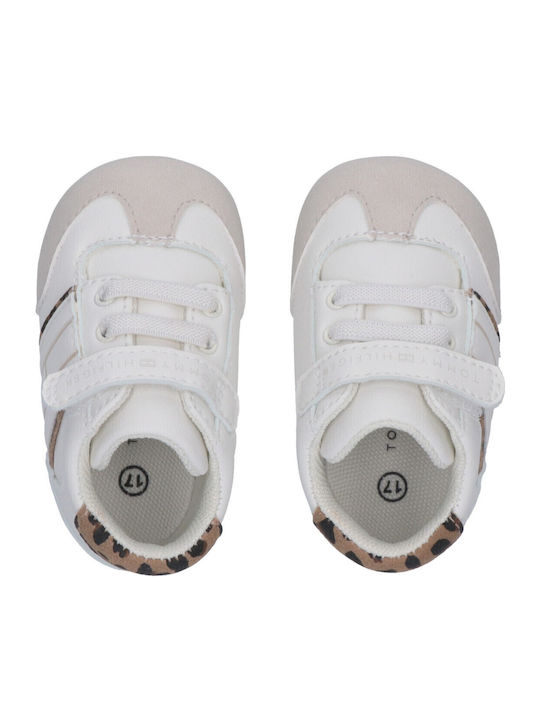 Tommy Hilfiger Βρεφικά Sneakers Αγκαλιάς Λευκά