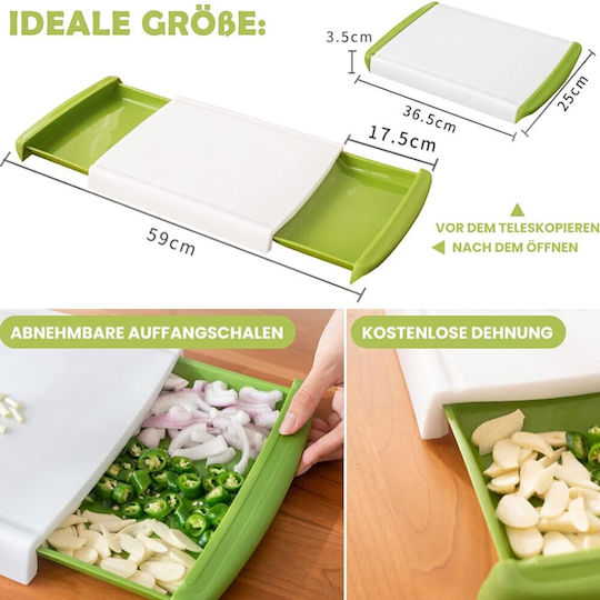 Suprafață de Tăiere Plastică Albă 1buc