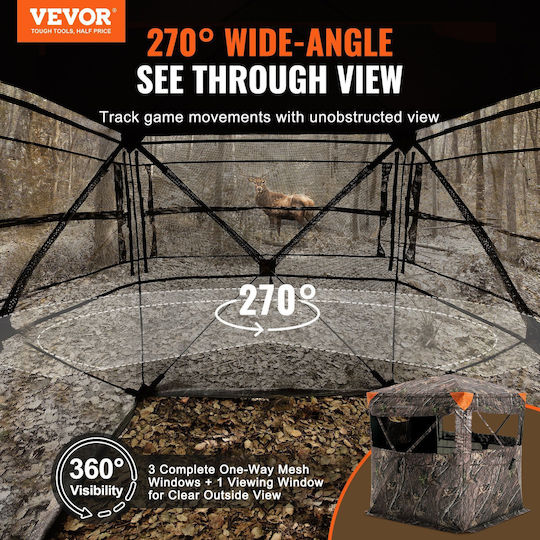 Vevor Hunting Tent Transparent 3 Seasons 170cm