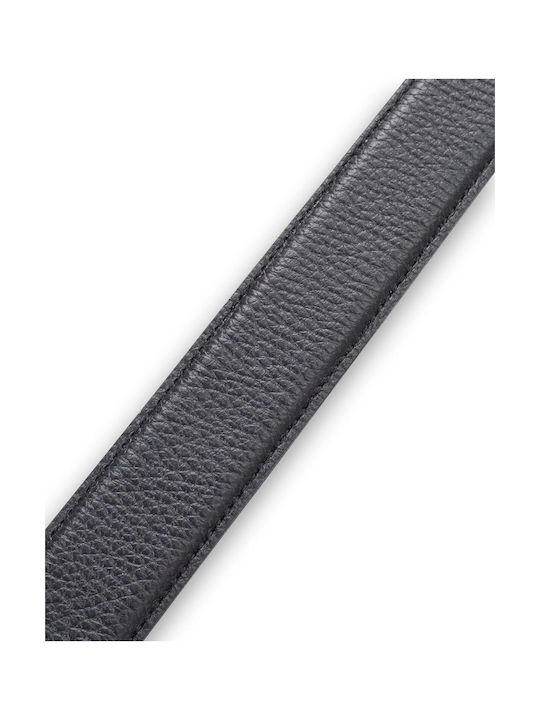 Herren Gürtel Leder Schwarz