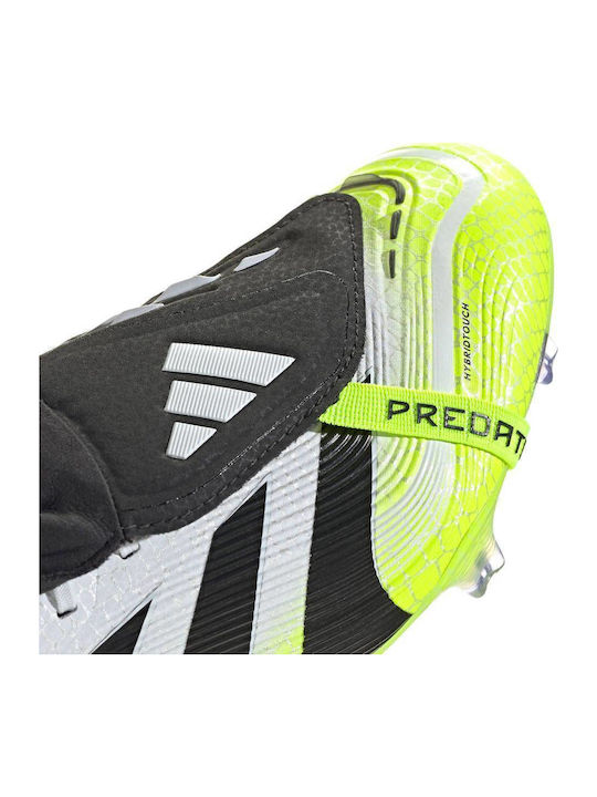 adidas Predator Elite Pantofi de Fotbal cu crampoane Albe