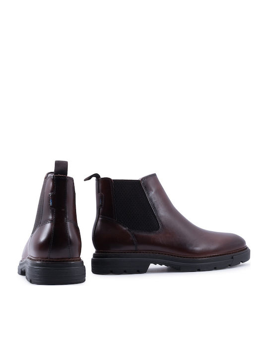 Leather Brown Men's Boots