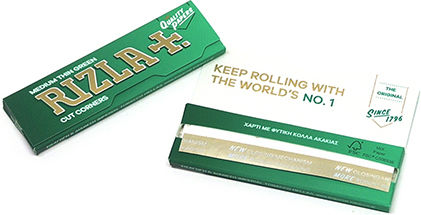 Rizla Rizla Drehpapier für Zigaretten 50 Blätter 100 Stück Grün