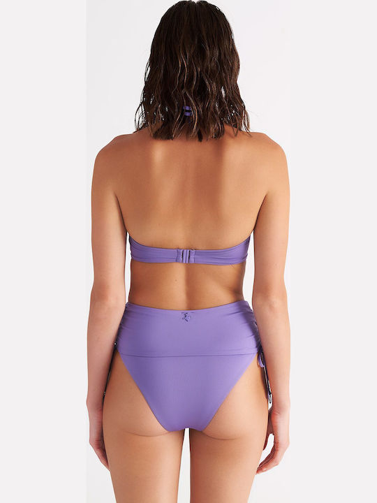 Bikini Slip Hohe Taille Purple