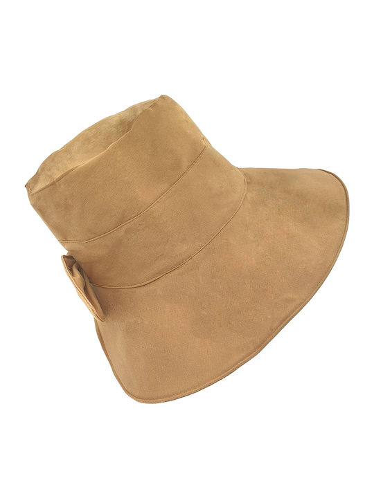 Fabric Women's Hat Brown