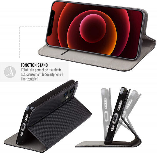 Jaym Hülle Honor Magic 5 Lite 5G Magnetischer Standfunktion Schwarz