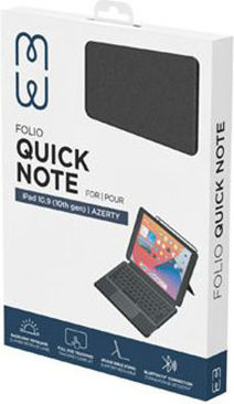 Mw Калъф Ipad Pro 11” M4 Folio Quick Note Bluetooth 3.0 Qwerty Клавиатура Черен