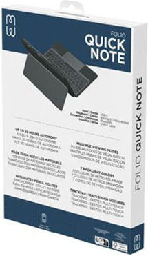 Mw Husă iPad Air 11” M2 Folio Quick Note Bluetooth 3.0 Tastatură Azerty Neagră