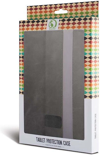 Partel Folio Tablet Case 7“ To 8” Stand Card Holder Charcoal-grey