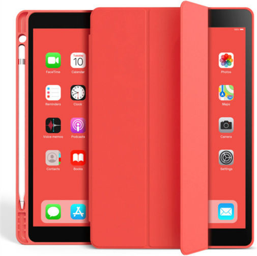 Eiger Калъф Apple iPad Mini 6 2021-2023 Подсилен Фолио С Магнитна Поддръжка Червен