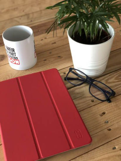 Mw Folio Case Ipad Pro 12.9'' 2022 Folio Polybag Multi-position Stand Function Red