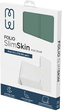 Mw Case Ipad Pro 12.9” Folio Slimskin Series Apple Pencil Holder Green