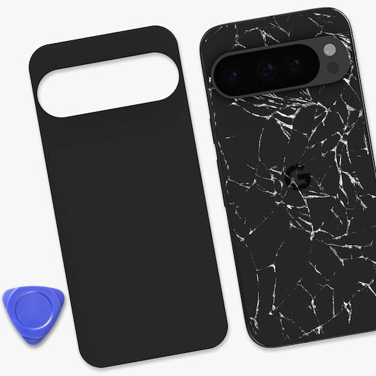 Clappio Ersatzabdeckung Rückglas Google Pixel 9 Pro Schwarz