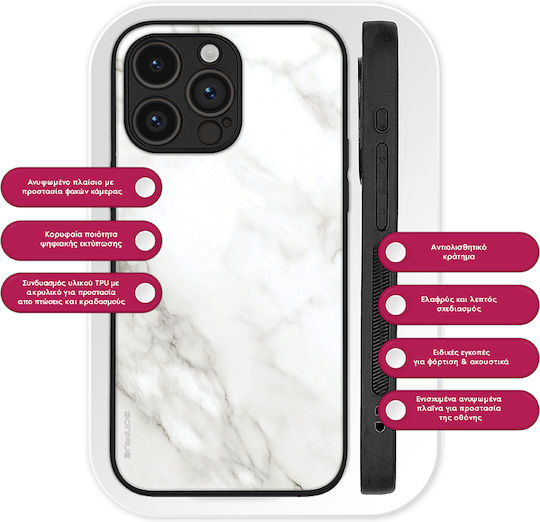 Θήκη Sonique Marble Series Oppo Find X8 Pro 5g Λευκό
