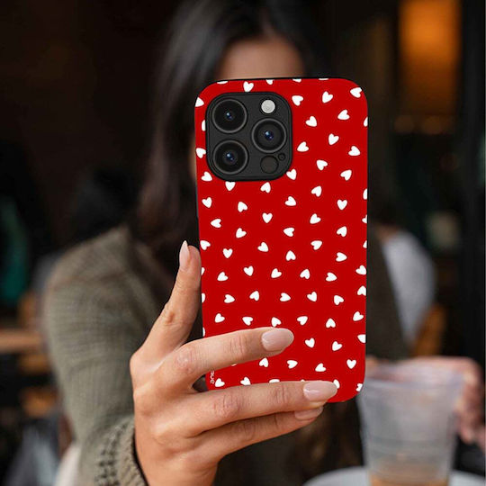 Husă Sonique Heart Series Oppo Reno13 5G Roșie