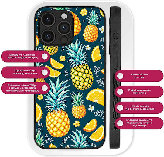 Калъф Sonique Fruit Series Realme GT 7 5G Realme GT 7T 5G Ананас