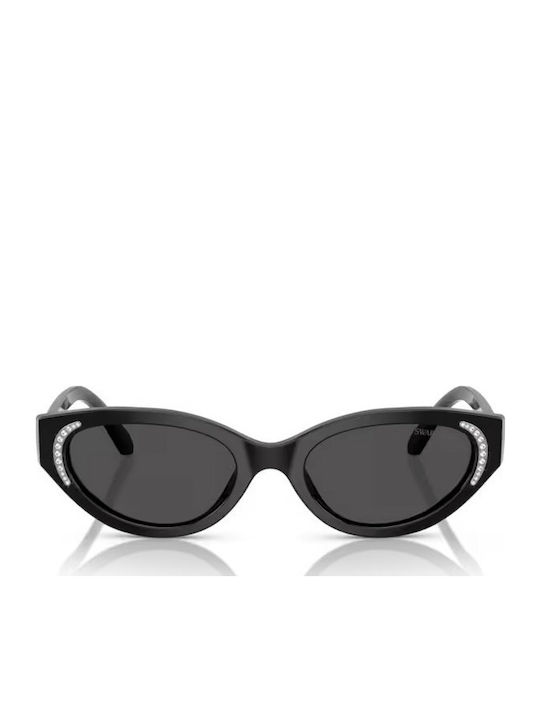 Swarovski Ochelari de soare Μαύρα cu Cadru & Negru Lentilă Swarovski Ochelari de soare Μαύρα cu Cadru & Negru Lentilă