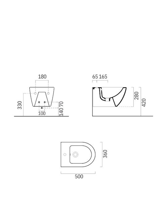 GSI Bidet Suspendata