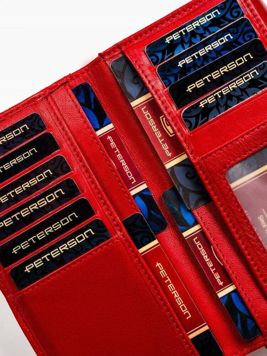 Голяма Дамско Портмоне с RFID Червен