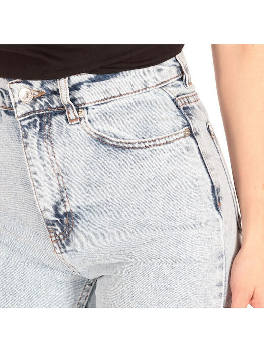 Hochgeschnittenes Denim Hosen Mit Rissen