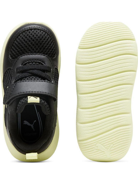 PUMA Fun Racer 2 Ac+ Inf Kids Sneakers with Hoop & Loop Closure Black