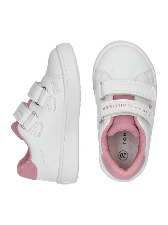 Kids Sneakers with Scratch White