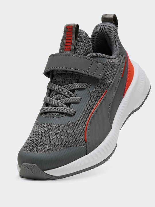 Flyer 3 Ac+ Ps Kids Sports Shoes Running with Hook & Loop Closure Grey