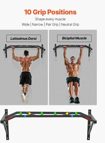 Vevor Wall Pull-Up Bar for Maximum Weight 200kg