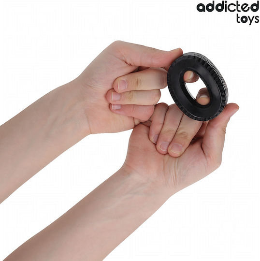 Addicted Toys Пръстен За Ерекция Черен
