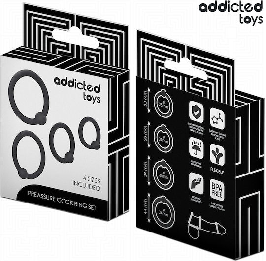 Addicted Toys Σετ Δαχτυλίδια Πέους Σιλικόνης