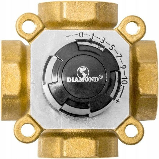 4-way Mixing Valve 3/4 Inch Diamond