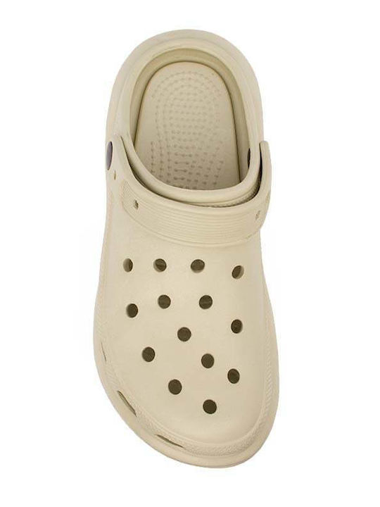 Seven Damen Clogs Beige