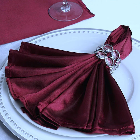 Kotonia Home Set 10 Bucăți Șervețele de Masă Violet 45x45cm