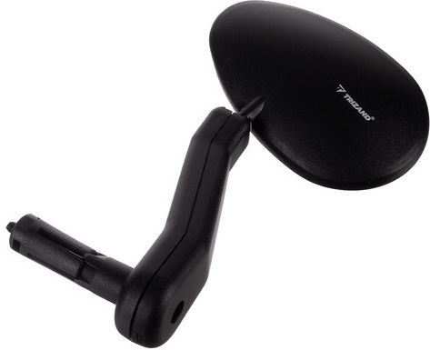 Adjustable Left Bicycle Handlebar Mirror Black 19x7cm Trizand