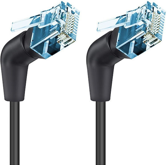 Techly U/UTP Kat.6a Netzwerkkabel Ethernet 3m Schwarzes