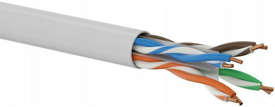 Q-Lantec U/UTP Kat.6 (Gigabit) Netzwerkkabel Ethernet 55m Graues
