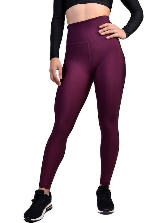 Training Women's Long Firming High Waist Purple Dark